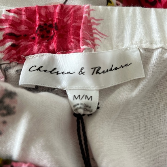 NWT Chelsea & Theodore Floral Bird Print Patchwork Maxi Skirt M - Picture 6 of 10